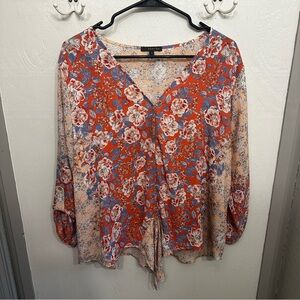 West Kei Floral Blouse|| Size Large